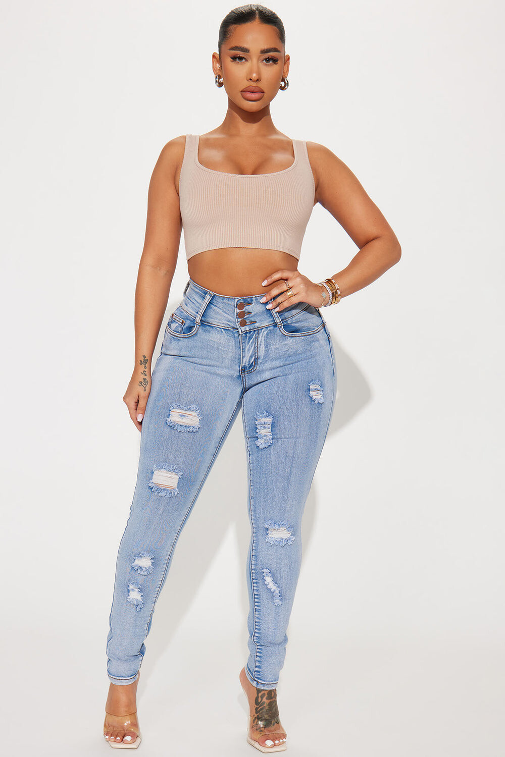 

Джинсы Fashion Nova UJ531, синий
