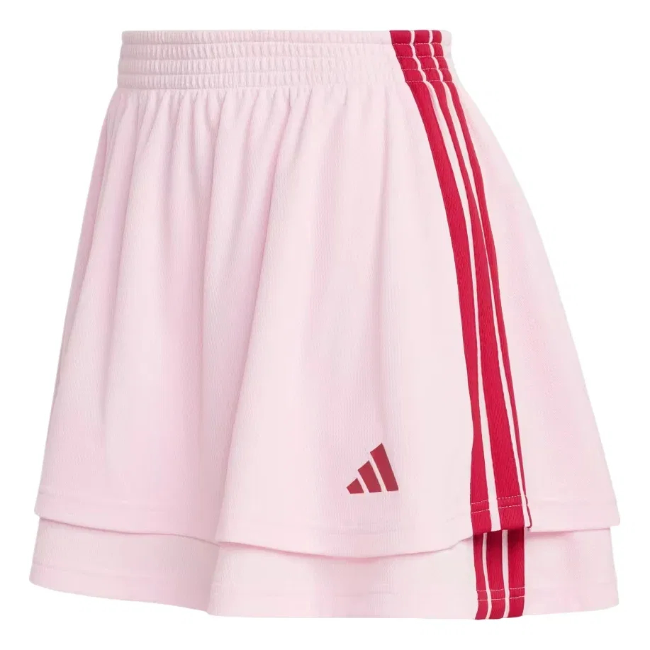 Женская юбка House of Tiro Skirt 'Clear Pink Active Maroon' adidas, Clear Pink/Active Maroon