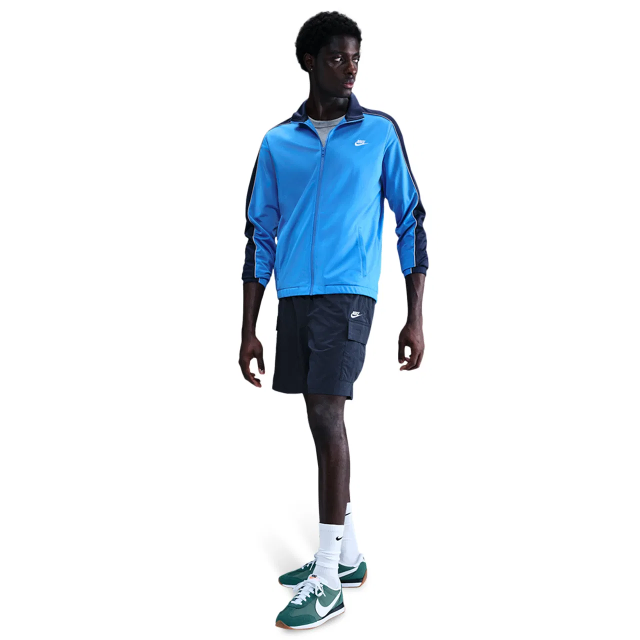 Мужские шорты с принтом Nike Club Utility, Obsidian/White
