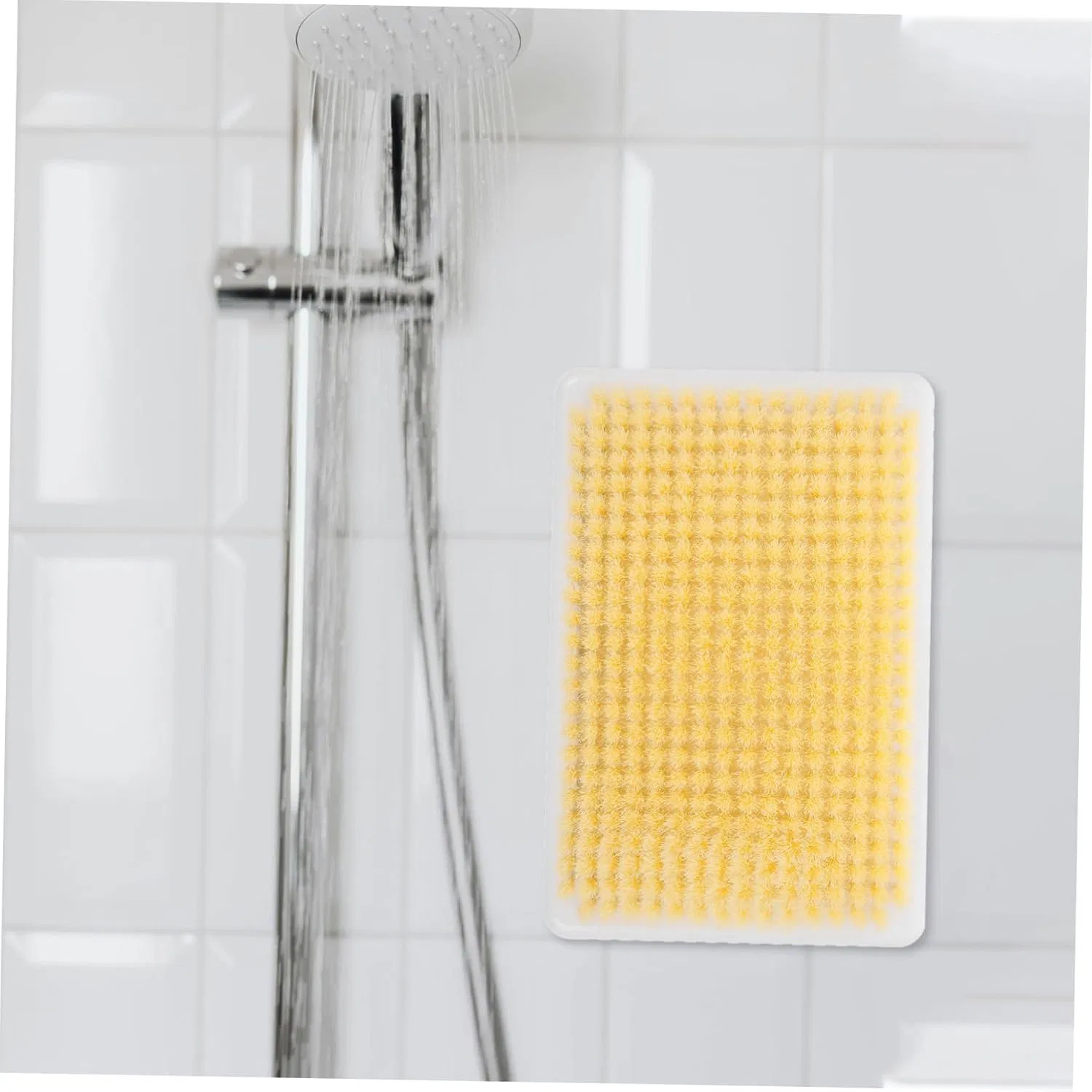 Щетка для душа настенная BCOATH, бежевая — фото 4