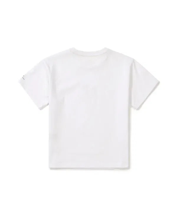 Футболка детская с принтом Ryan и Chunsik, Snowpeak Apparel Kids, белый — фото 4