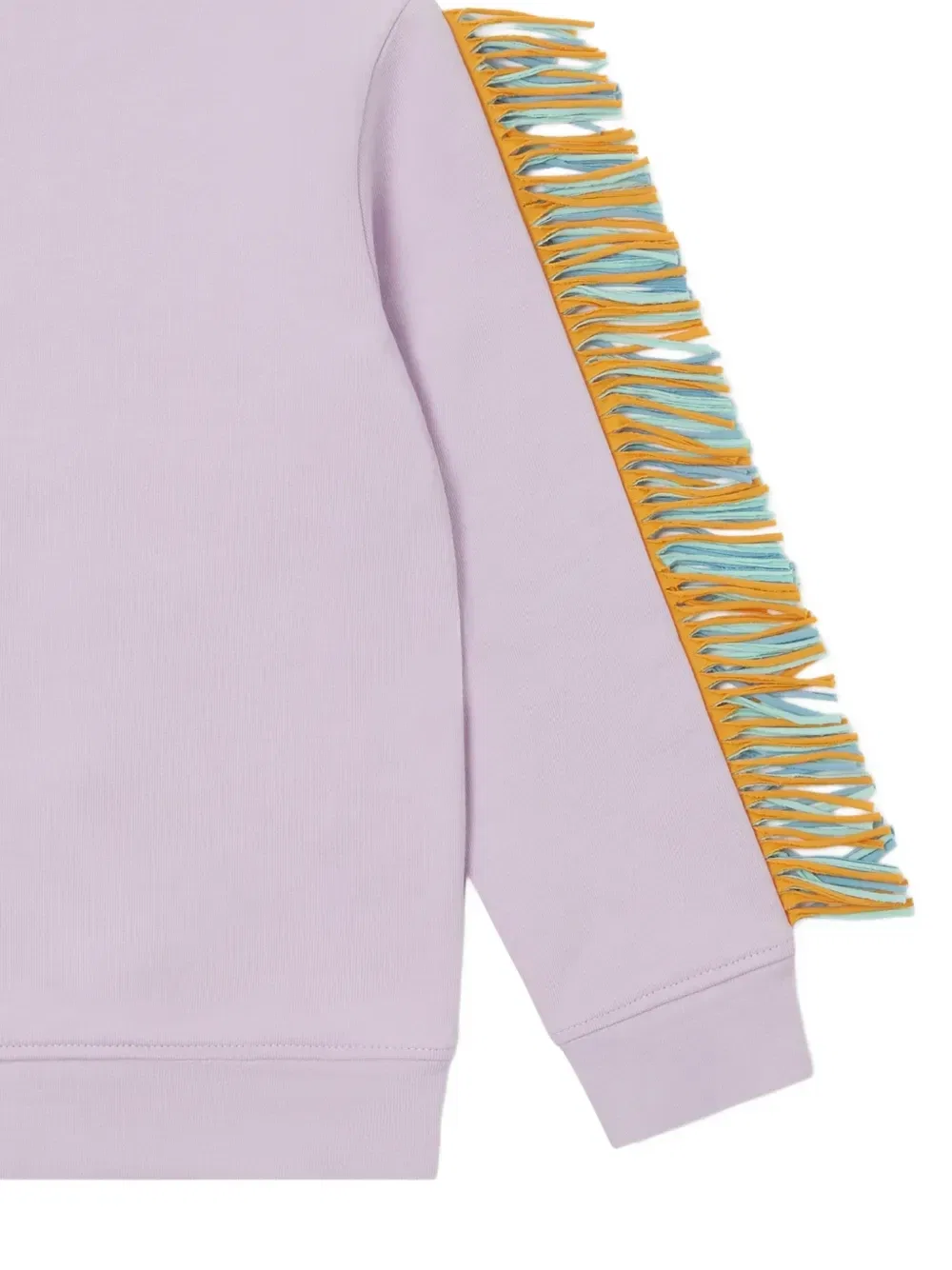 Толстовка со звездами и бахромой Stella McCartney Kids, фиолетовый — фото 4