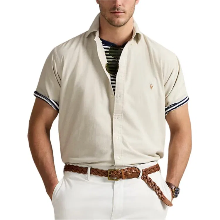 Мужская рубашка Coast Polo Ralph Lauren, Coast Beige — фото 3