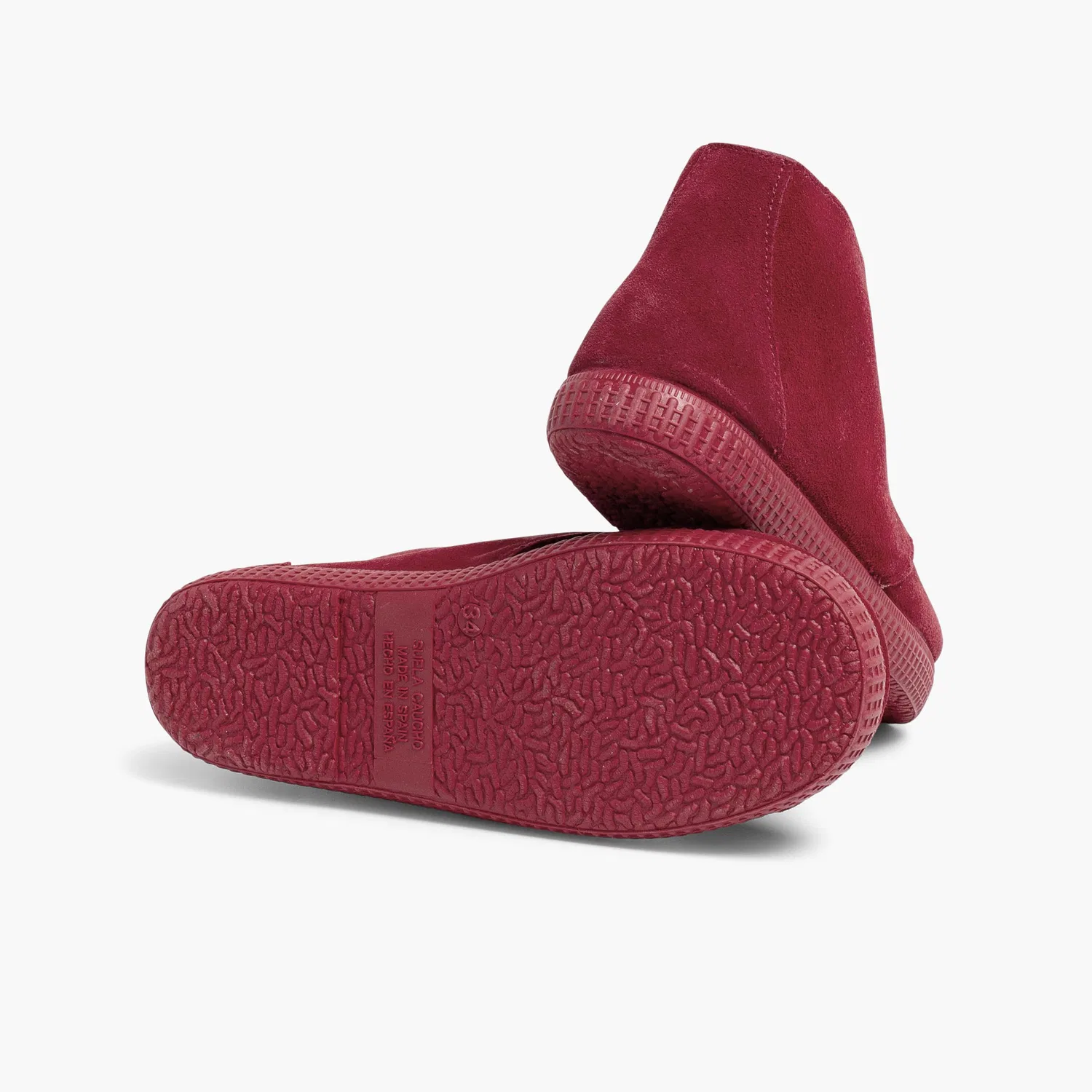 Детские ботинки на меху с моделью Pisamonas Scarpe In Pelliccia Con Lacci Pisamonas, Bordeaux — фото 3