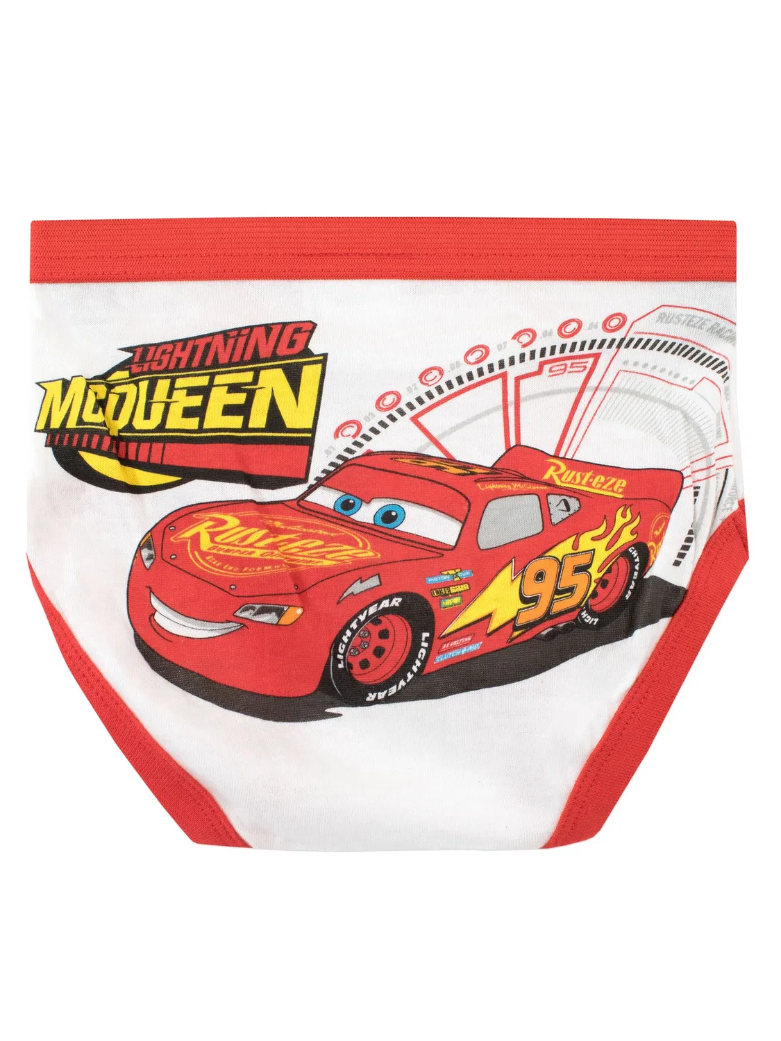 Трусы 5 шт. Disney Cars Character, Красный — фото 4