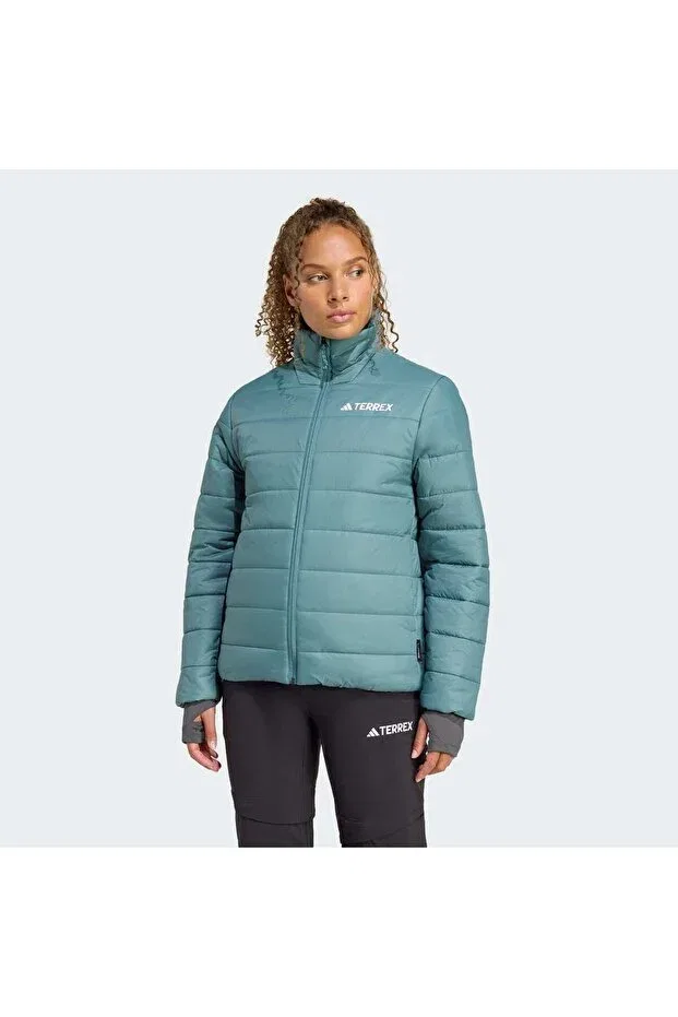 Женская куртка с капюшоном Adidas, Preloved Teal