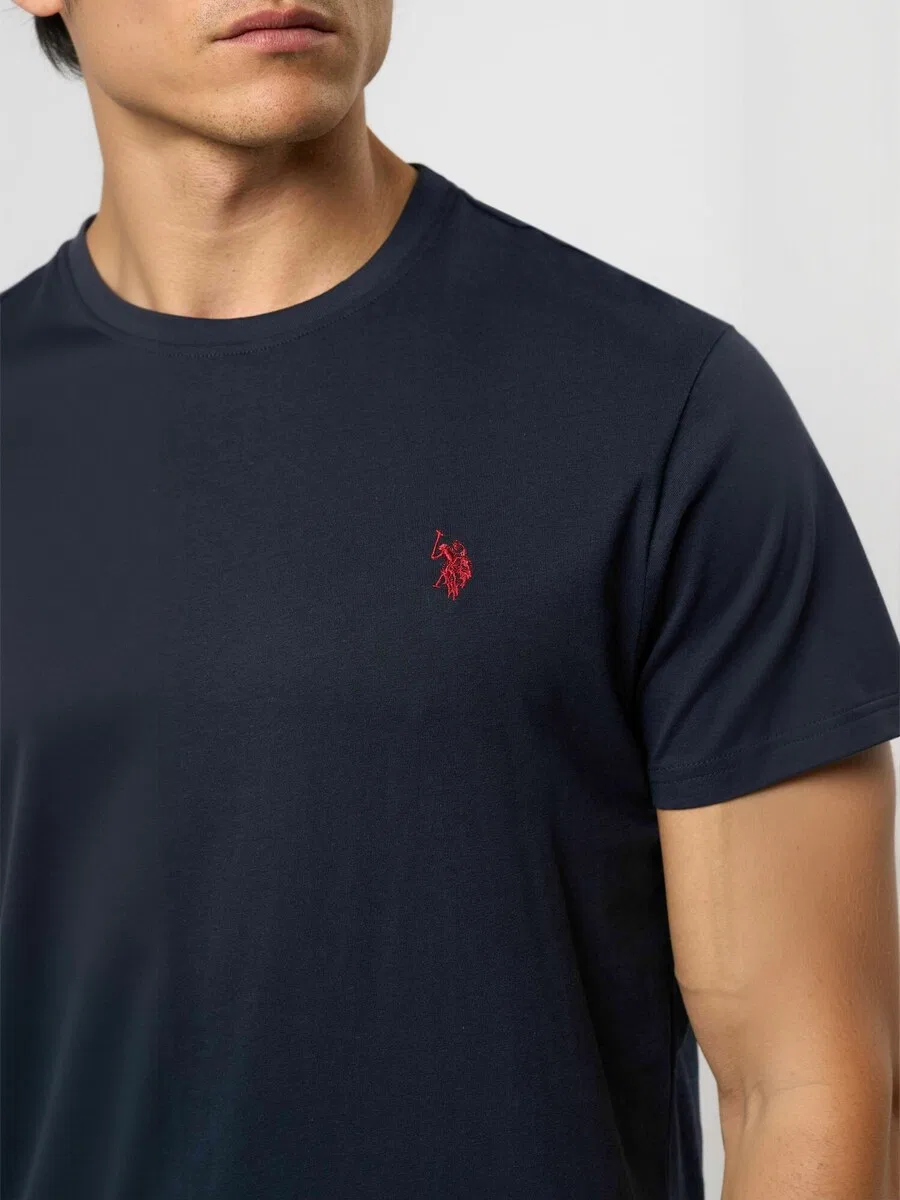 Рубашка на пуговицах стандартного кроя 'UMArjun' коричневого цвета U.S. POLO ASSN. — фото 4