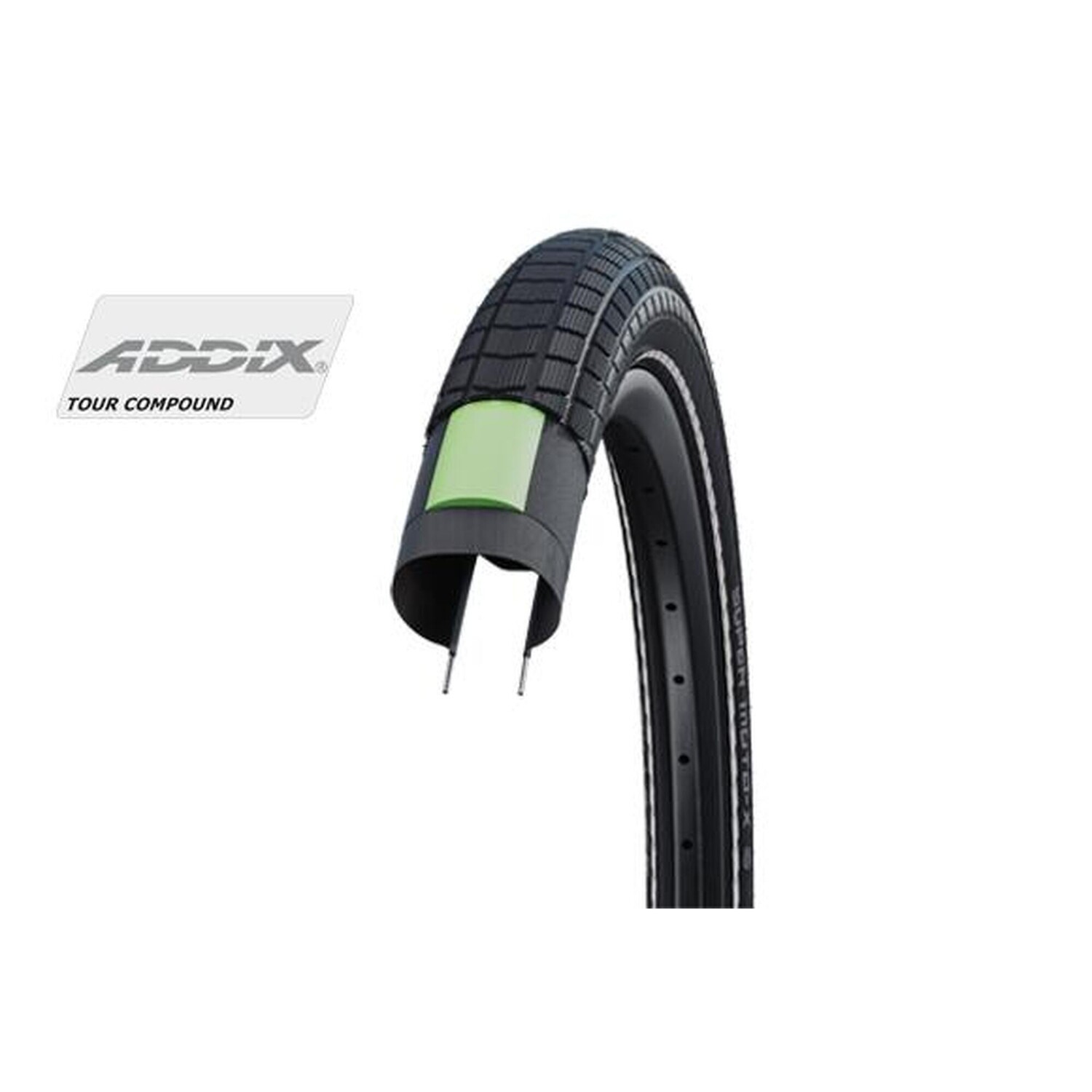 

Шина Schwalbe Super Moto - X Wired Tire 27,5x2,80 дюйма Double Defense, черный