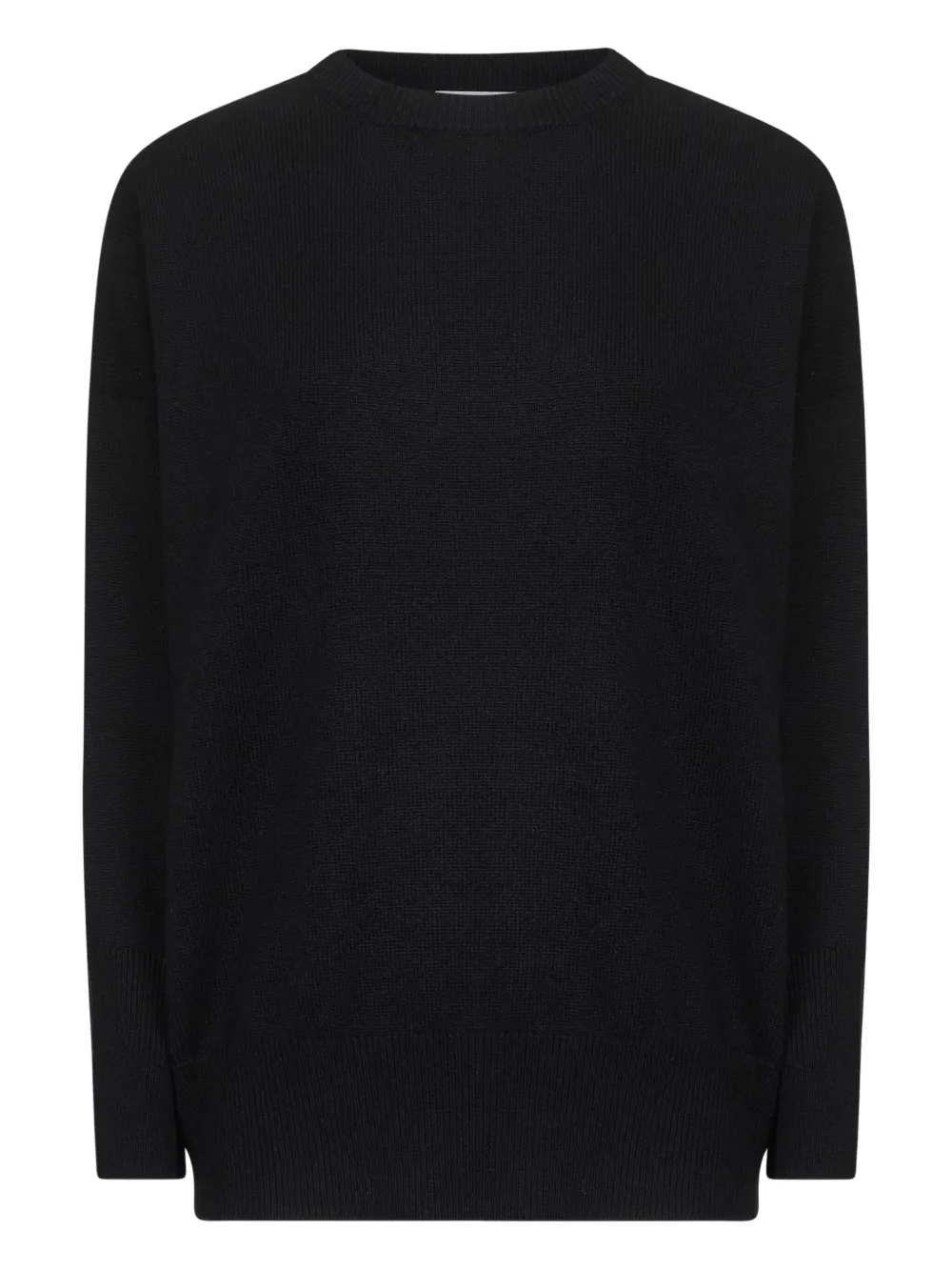 

Кашемировый свитер с круглым вырезом Brunello Cucinelli, черный