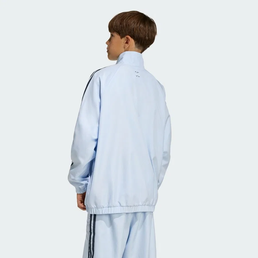 Спортивный свитшот с молнией Teamgeist Loose adidas, Сине-белый — фото 2