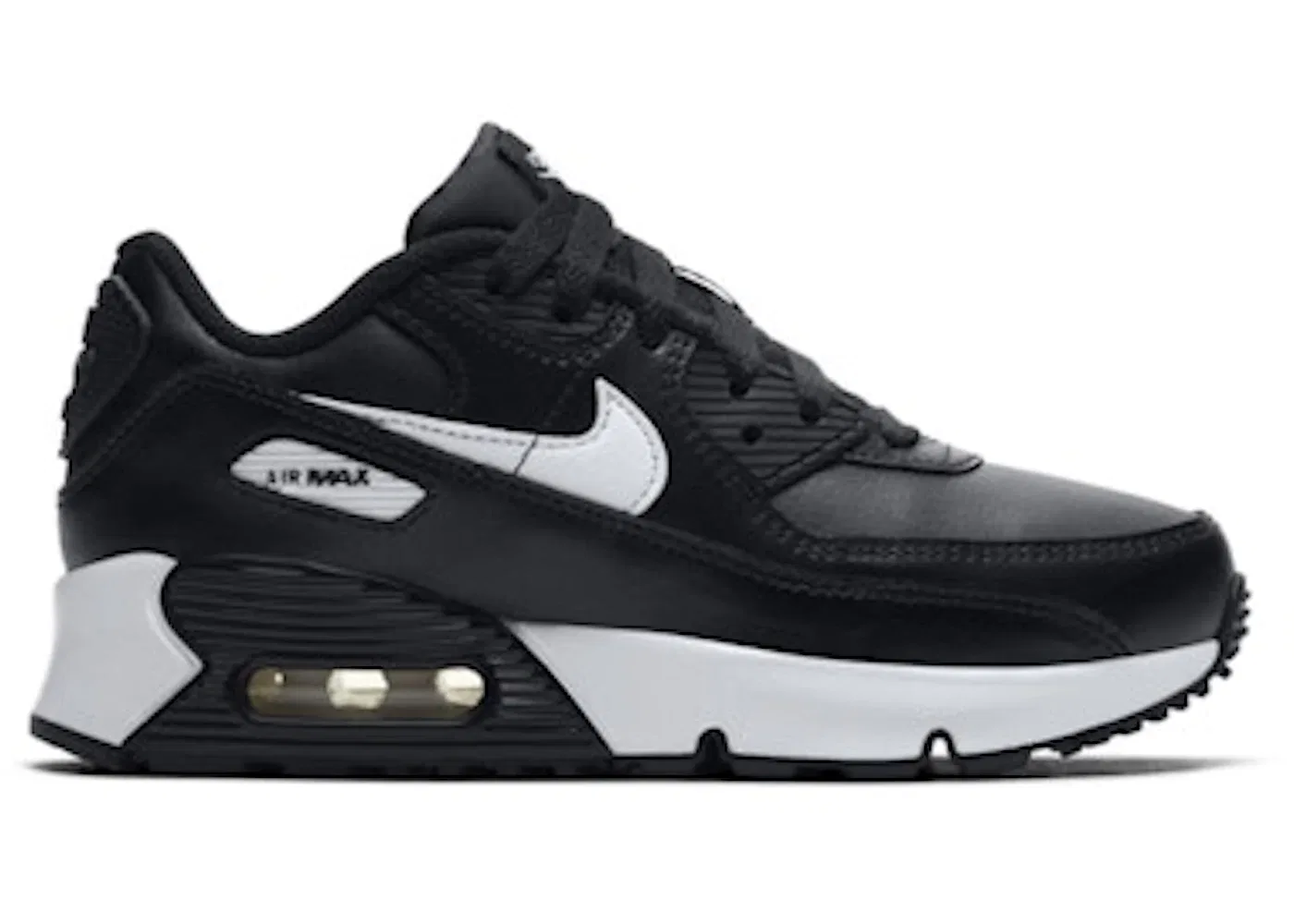 Детские кроссовки с технологией Air Max Nike Air Max 90, Black/Black/White