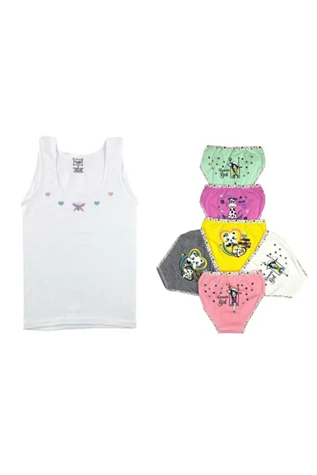 Детский комплект маек и трусов для девочек Tutku, Ak