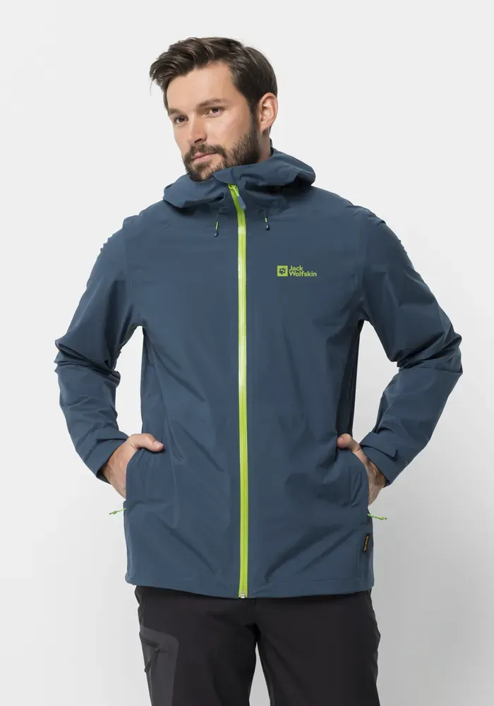 

Куртка Jack Wolfskin для активного отдыха "HIGHEST PEAK JACKET M", с капюшоном, цвет Dark-Sea