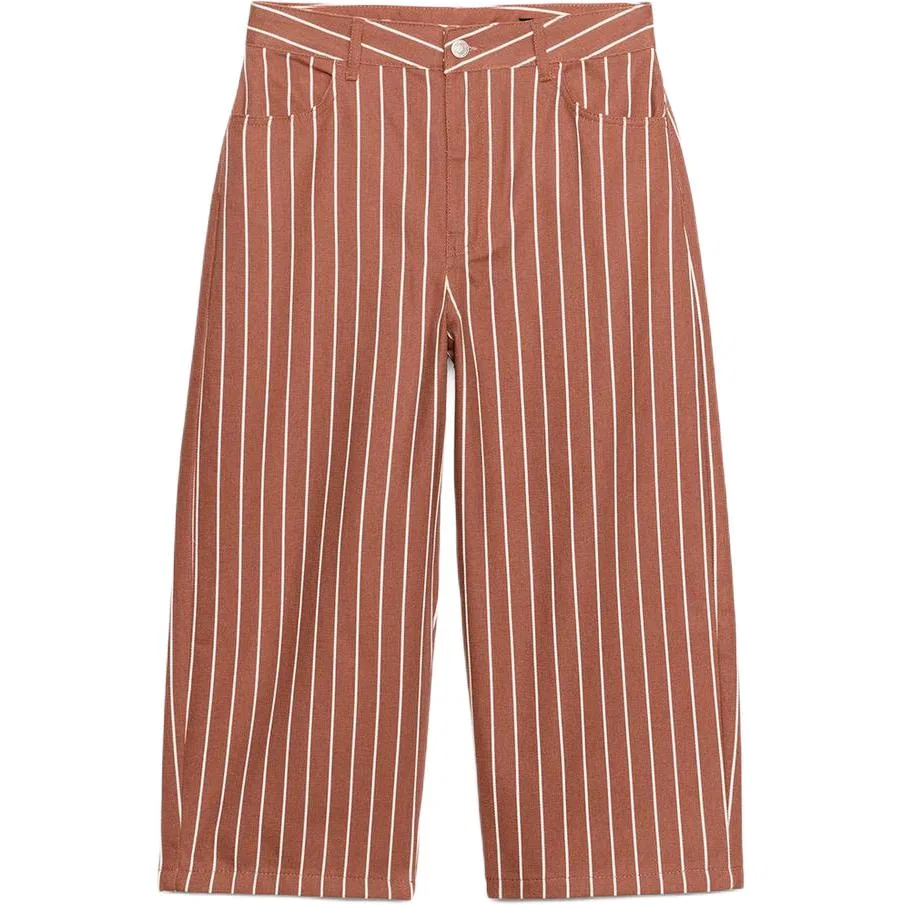 Женские повседневные брюки темно-красные ZARA