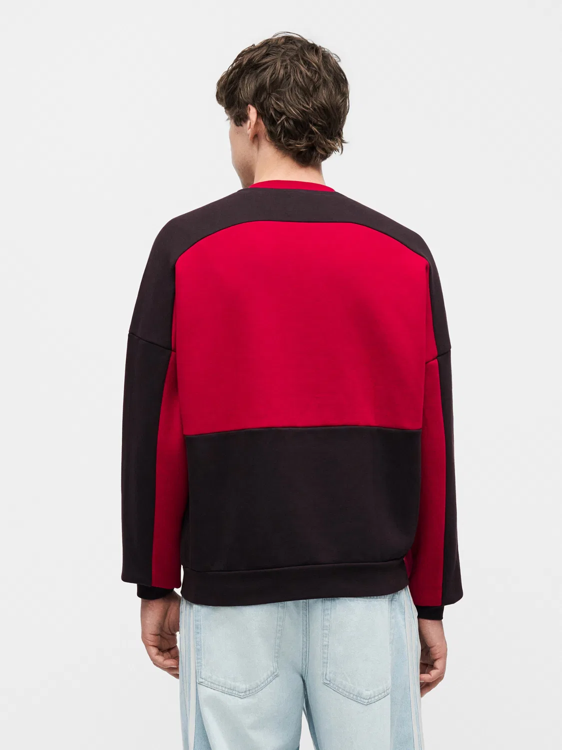 Толстовка Adidas Originals Мюнхен 93 в красном и черном цветах — фото 3