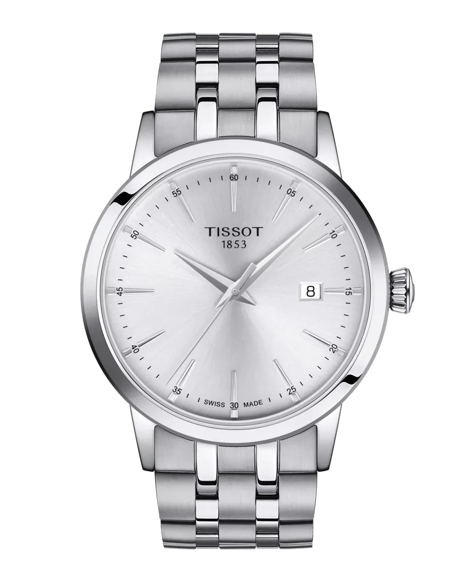 

Мужские часы из коллекции Classic Dream в стальном корпусе Tissot, серебряный