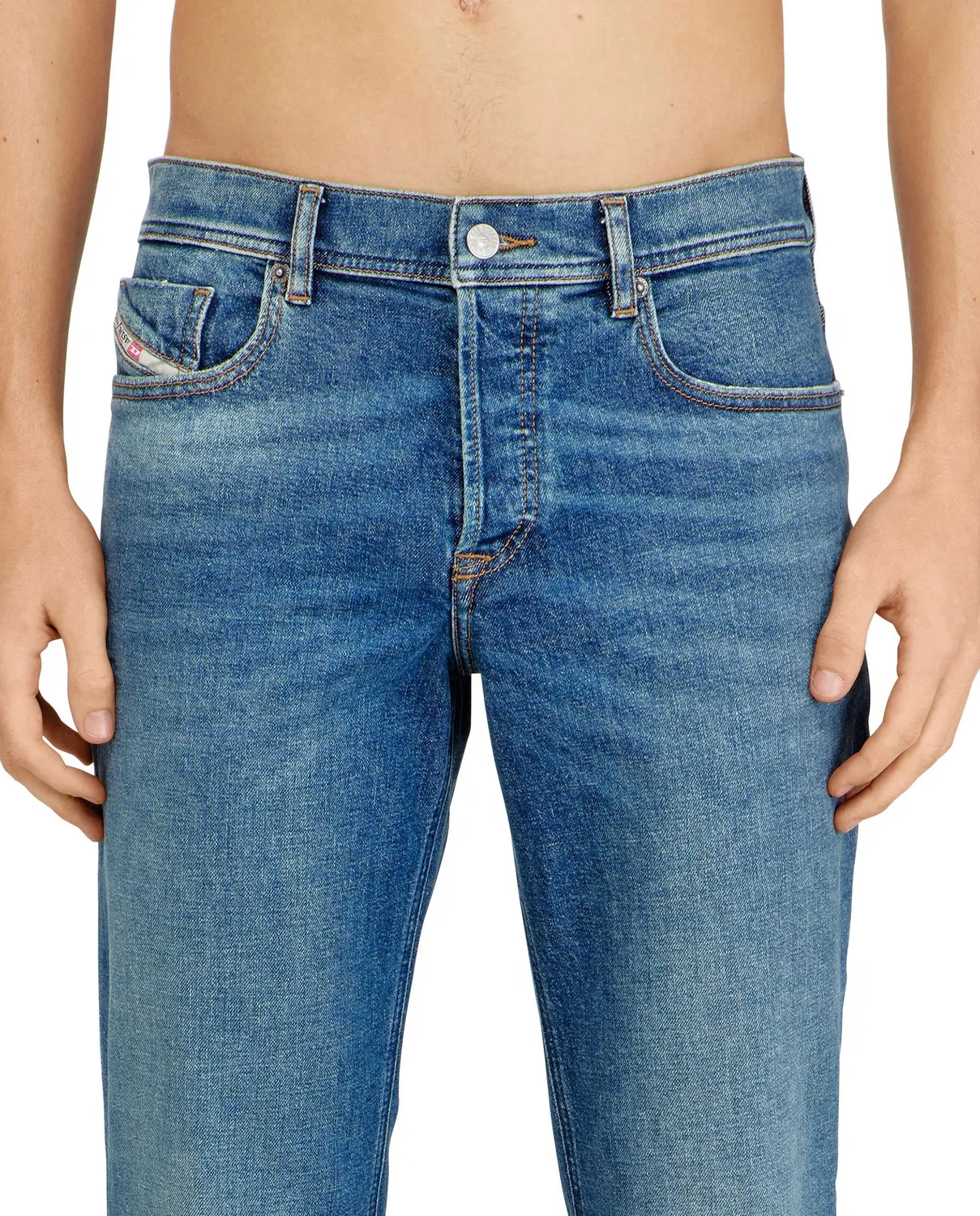 Мужские джинсы regular fit Diesel, Azul — фото 3