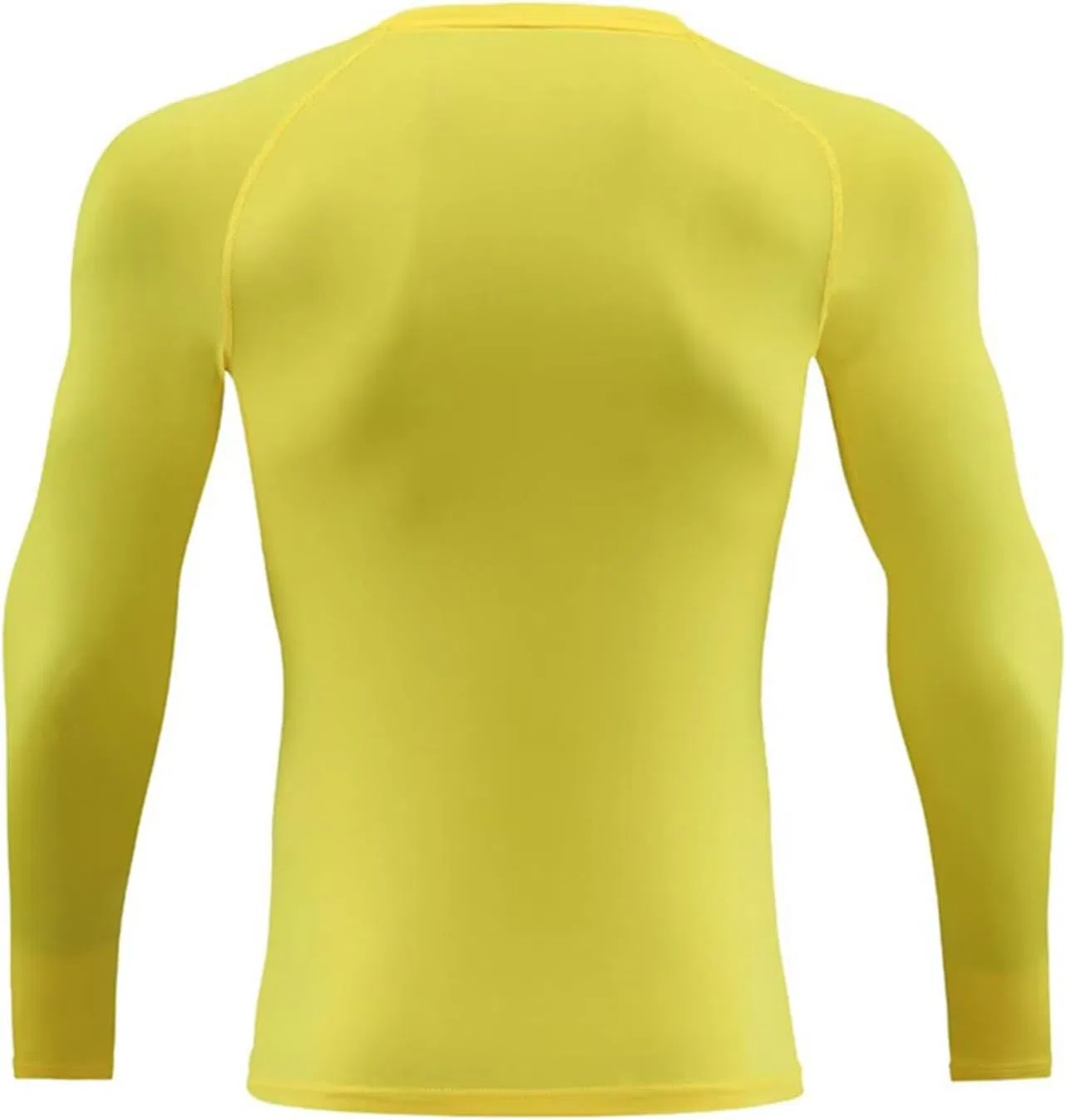 Мужская спортивная футболка с длинным рукавом Crew Neck, Yellow — фото 2