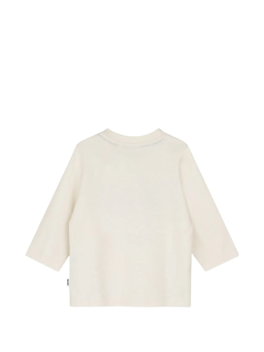 Футболка с длинными рукавами и графичным принтом Boss Kidswear, нейтральные цвета — фото 2