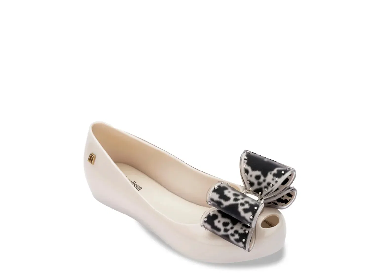 Туфли балетки с бантом Ultragirl Classic Bow Jelly, Mini Melissa, тауп