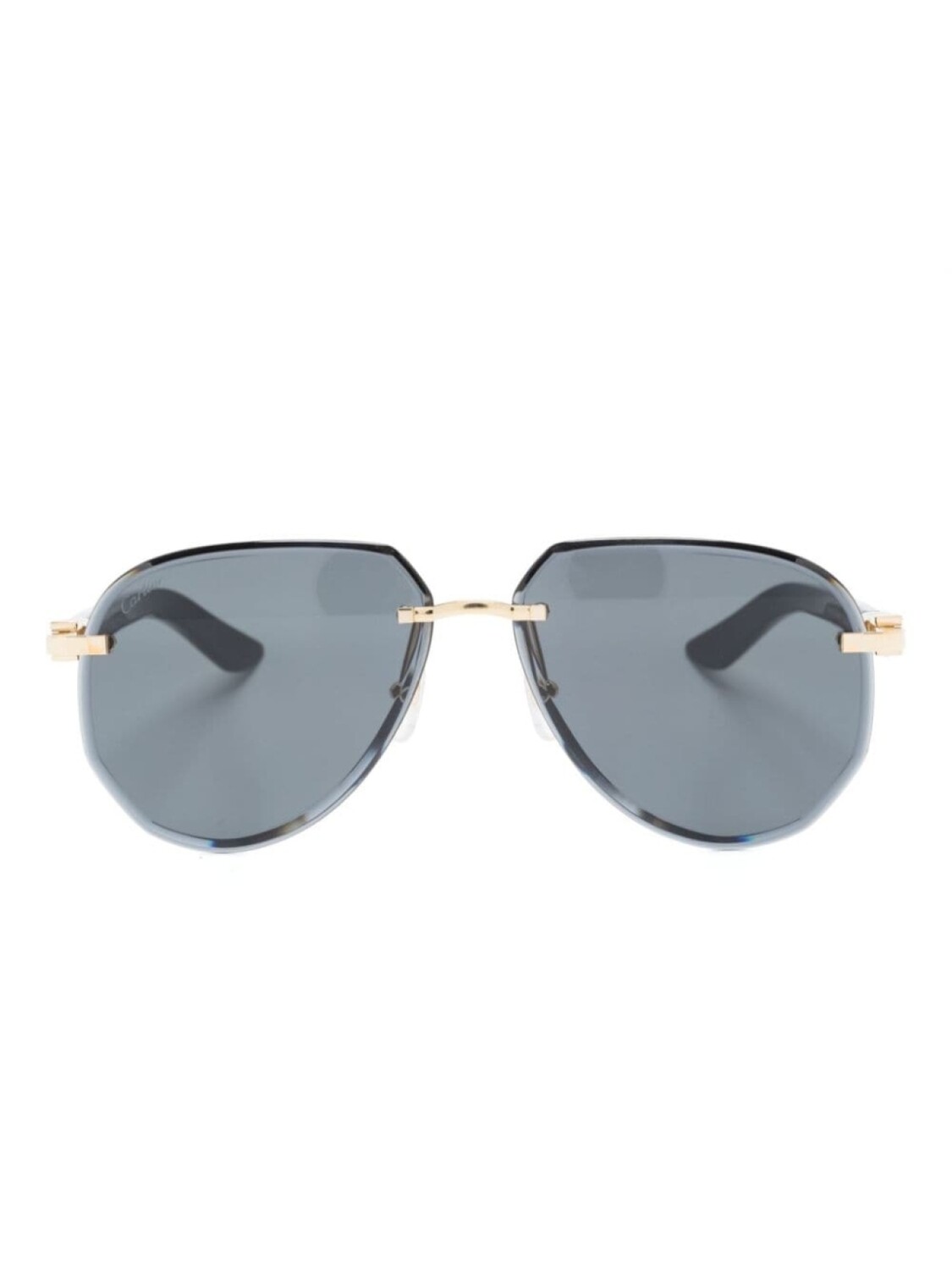 

Cartier Eyewear солнцезащитные очки Signature C de Cartier, белый