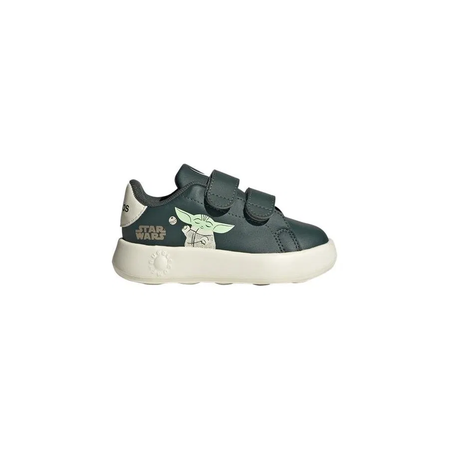 Детские кроссовки с принтом The Mandalorian Grogu Advantage Mandalorian CF I adidas, Сине-белый — фото 2
