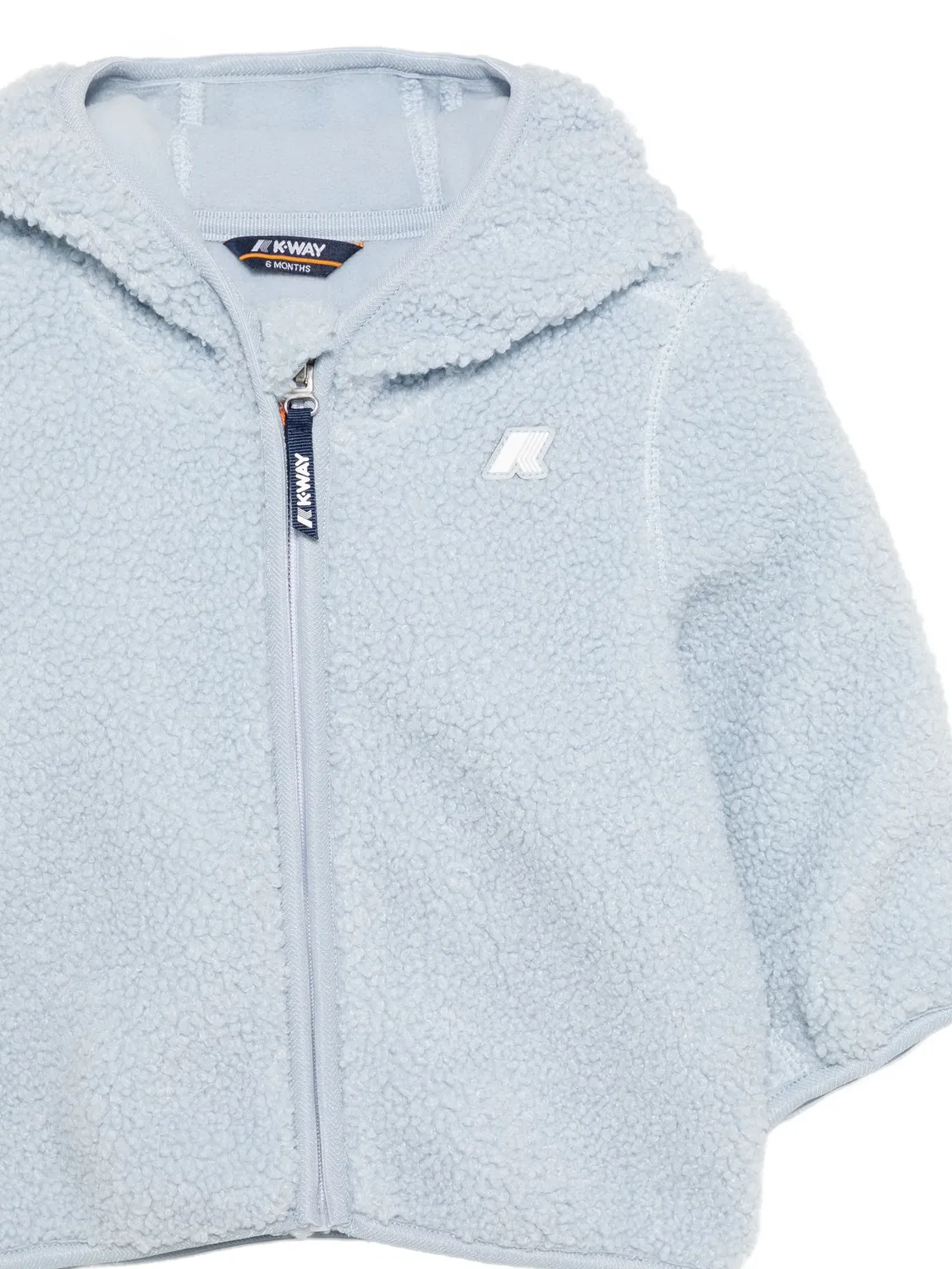 Флисовая толстовка с капюшоном K Way Kids, синий — фото 3
