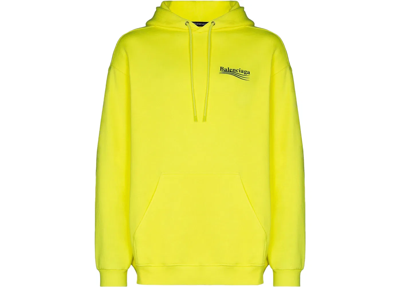 Мужская худи с принтом Campaign Logo Balenciaga, Green