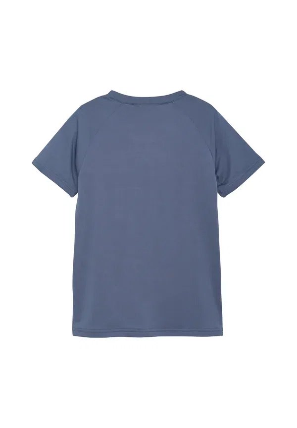 Футболка с принтом (Cotshirt) Color Kids, индиго — фото 2
