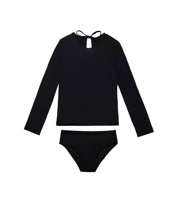 Детский комплект для плавания с длинным рукавом Freya Rib Little Kid Big Kid Gottex Kids, черный