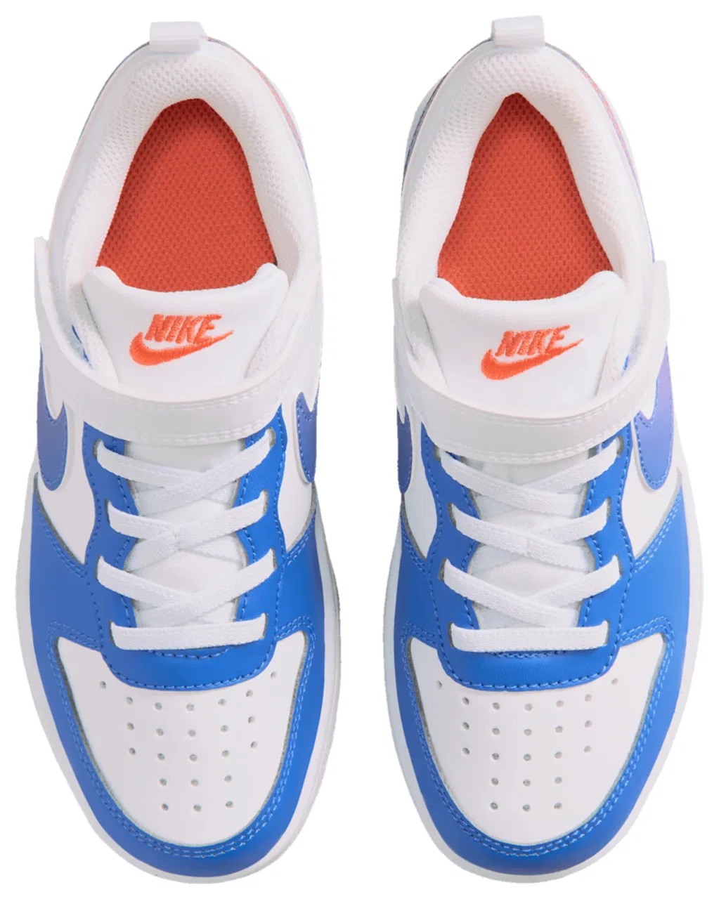 Кроссовки для мальчиков Court Borough Low Nike, цвет White/Bright Violet/Blue Crystal — фото 4