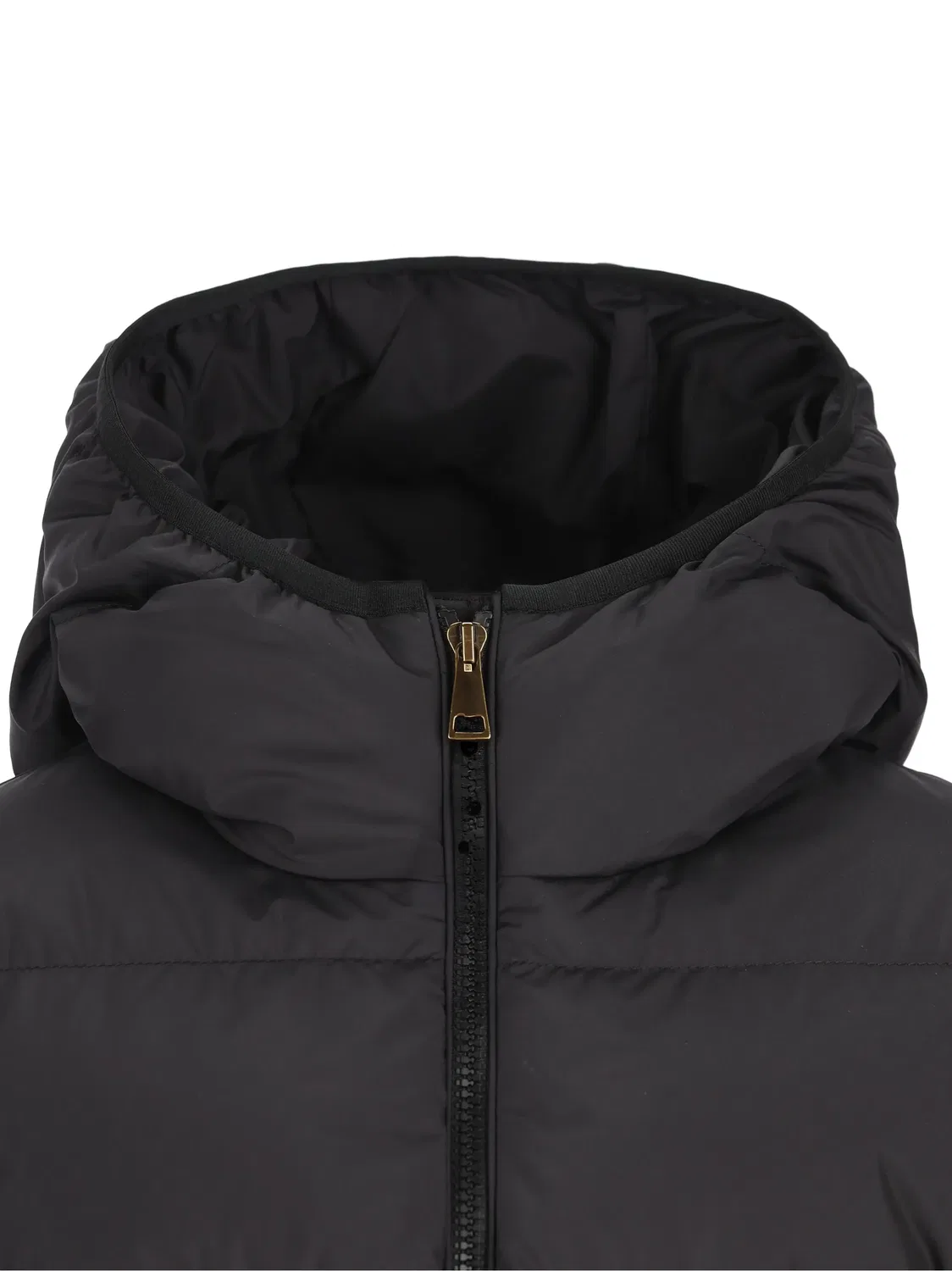 Стеганая куртка с капюшоном Moncler, черный — фото 2