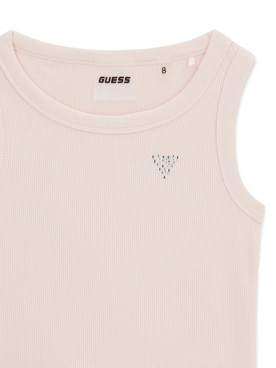 Топ облегающего кроя для девочки Guess, светло-розовый — фото 3