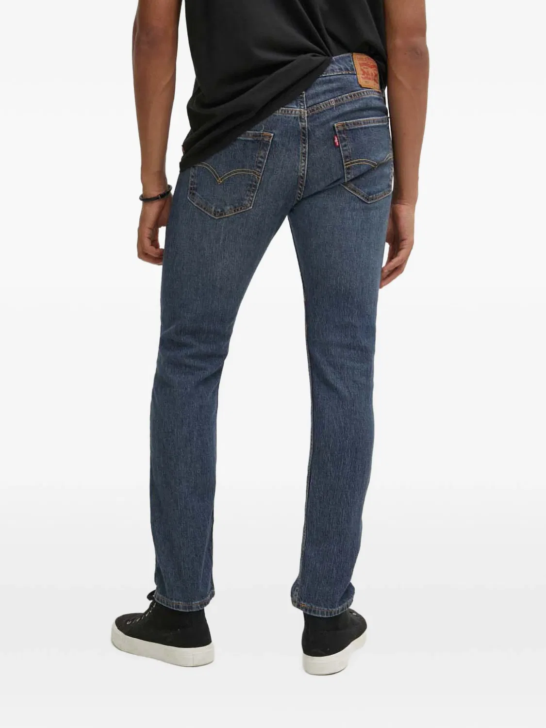 Джинсы с ремешками на пояс Levi's, синий — фото 2