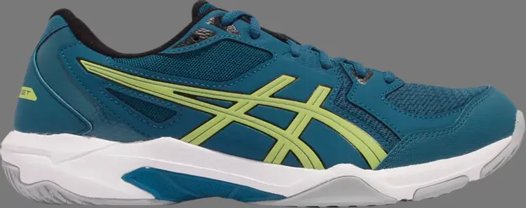 

Кроссовки gel rocket 10 'deep sea teal glow yellow' Asics, чирок
