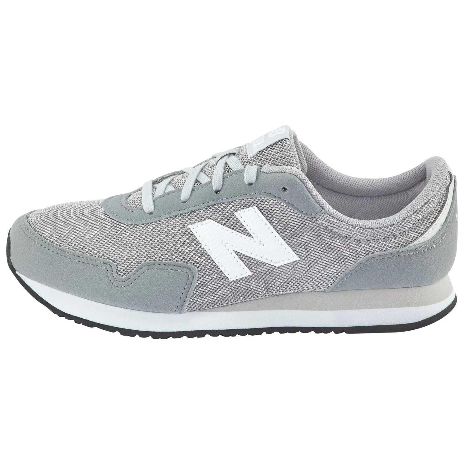 Детские кроссовки на шнуровке New Balance, Slate Gray/White — фото 2