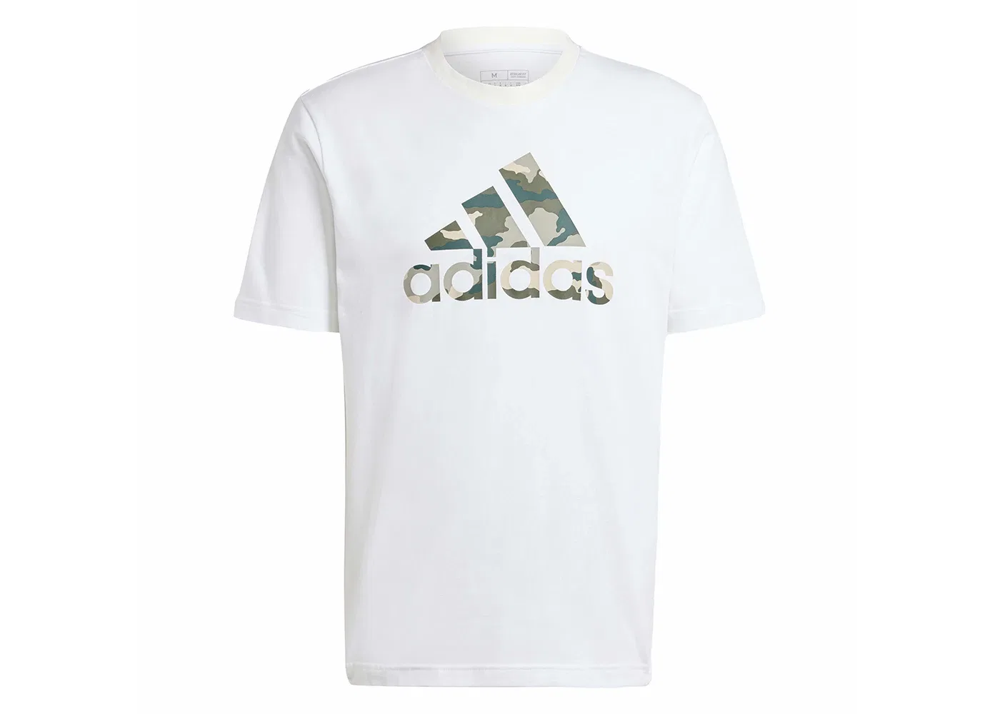 Мужская футболка с принтом Camo Badge of Sport Graphic Tee Adidas, White
