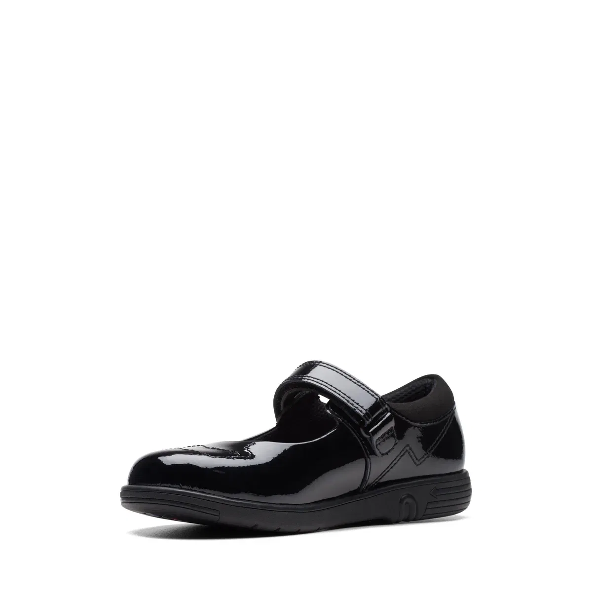 Детские туфли Мэри Джейн Jazzy Jig Clarks, Black — фото 4