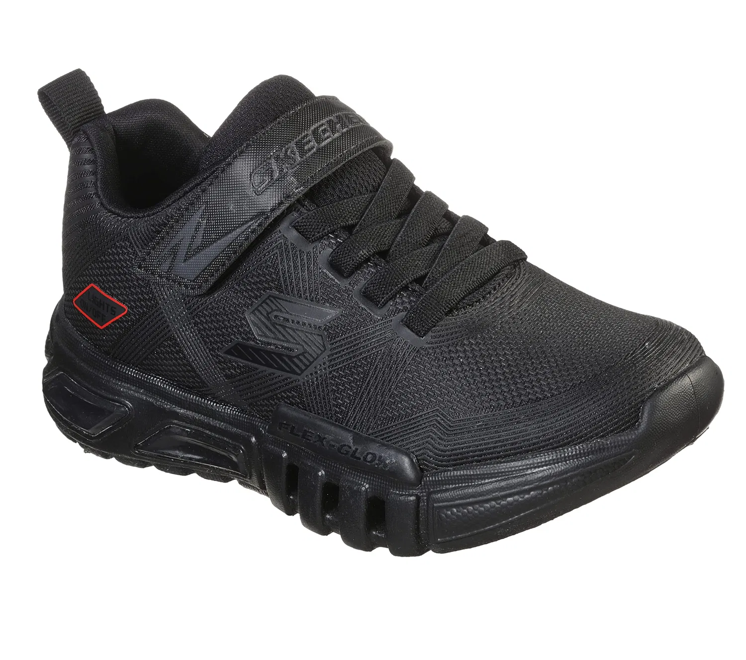 Детские кроссовки для мальчиков с принтом Skechers, Black