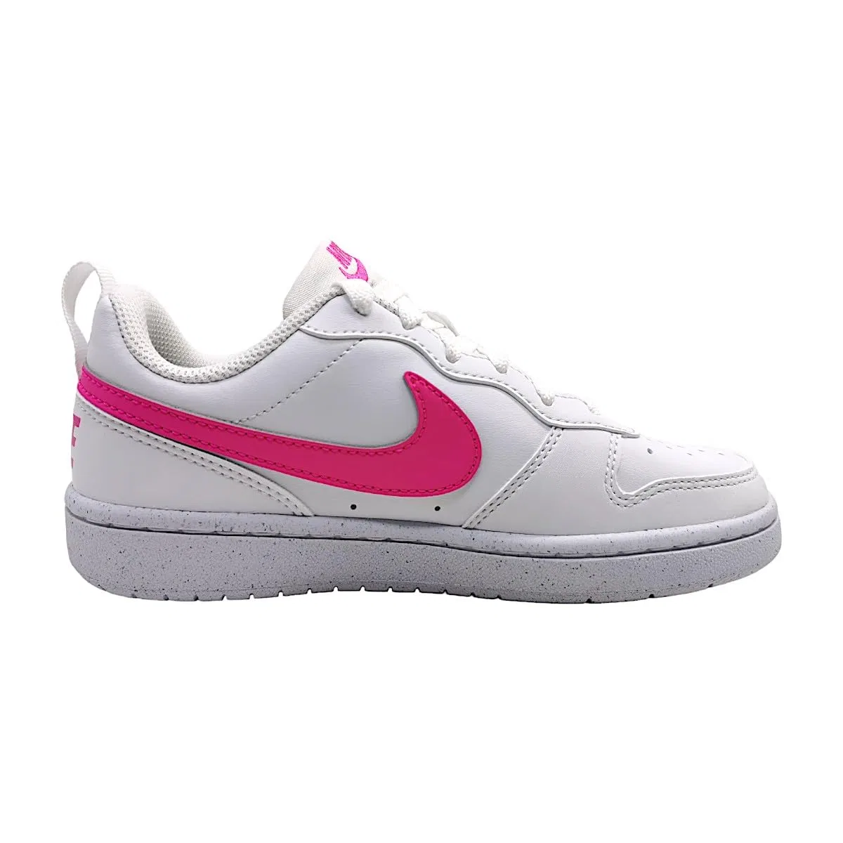 Детские кроссовки для девочек NIKE Court Borough Low Recraft Gs Girls NIKE, White Laser Fuchsia — фото 4