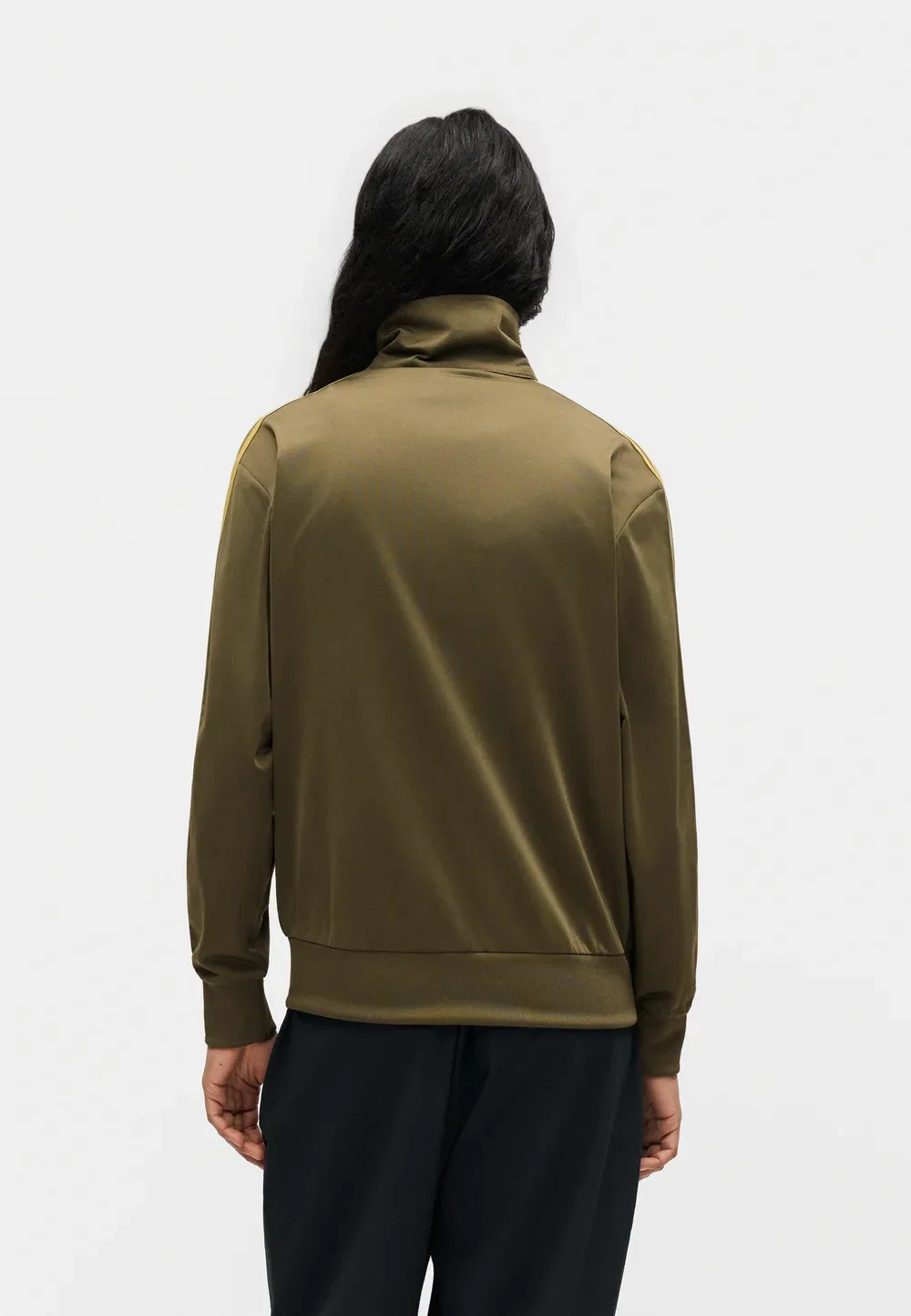 Свободная летняя куртка Firebird Adidas Originals, Olive Strata/Preloved Lime — фото 4