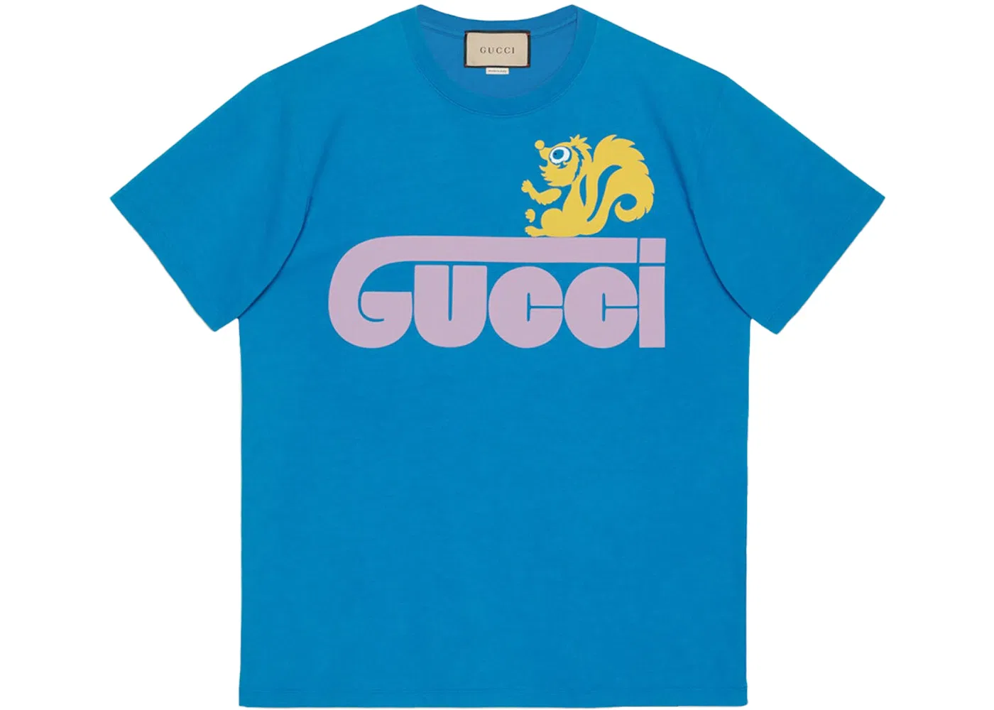 Мужская футболка с принтом Retro Skunk Gucci, Royal Blue