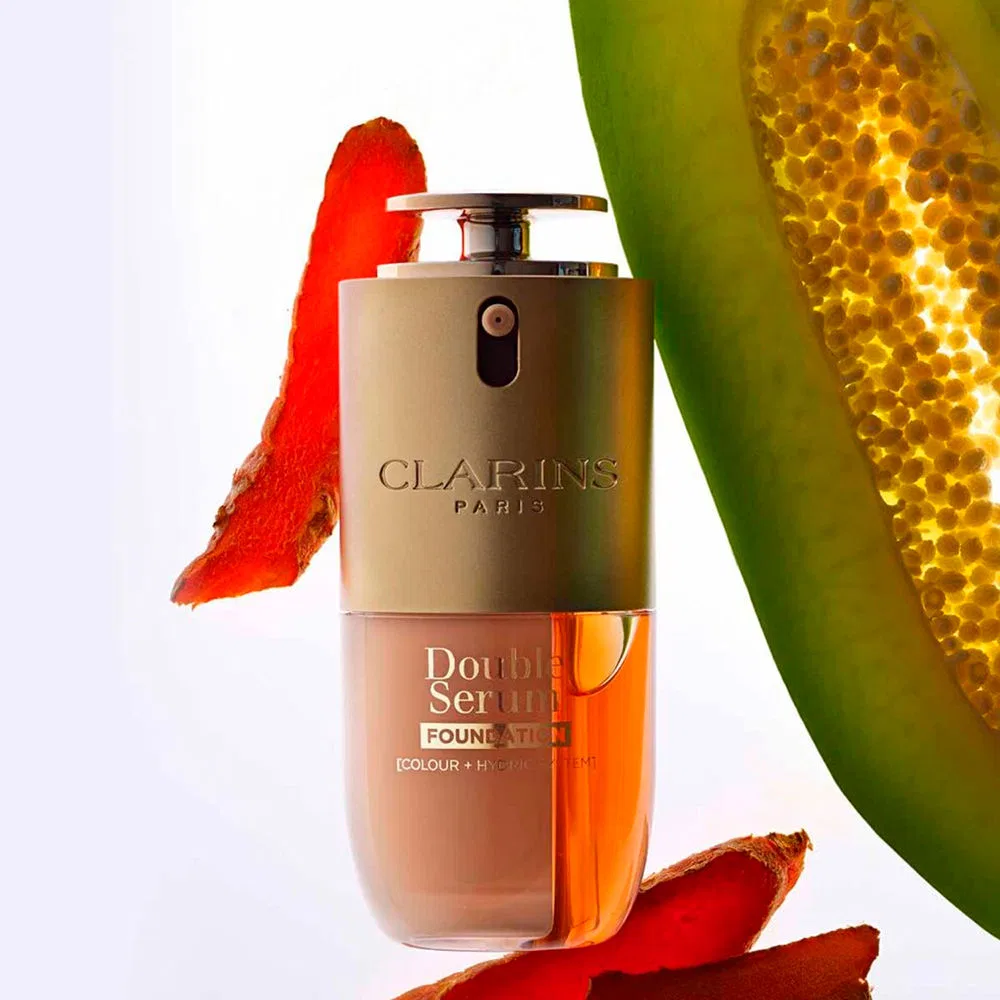 Тональный крем-сыворотка 30 мл с эффектом лифтинга Double Serum Clarins, M2W — фото 4