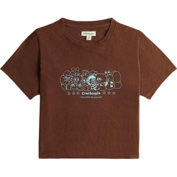 

Футболка мужская коричневая COACH