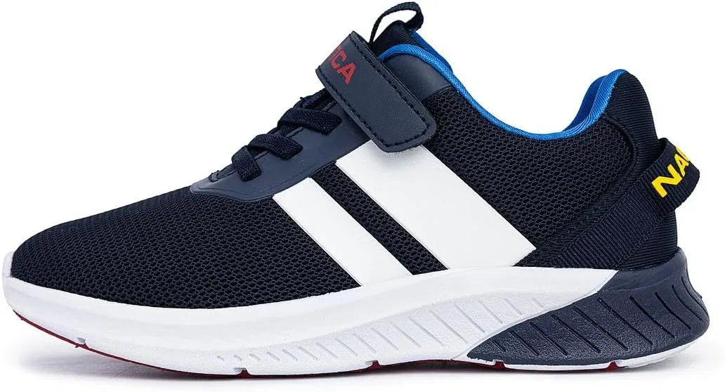 Детские кроссовки для мальчиков с одной лямкой Nautica, Navy White — фото 2