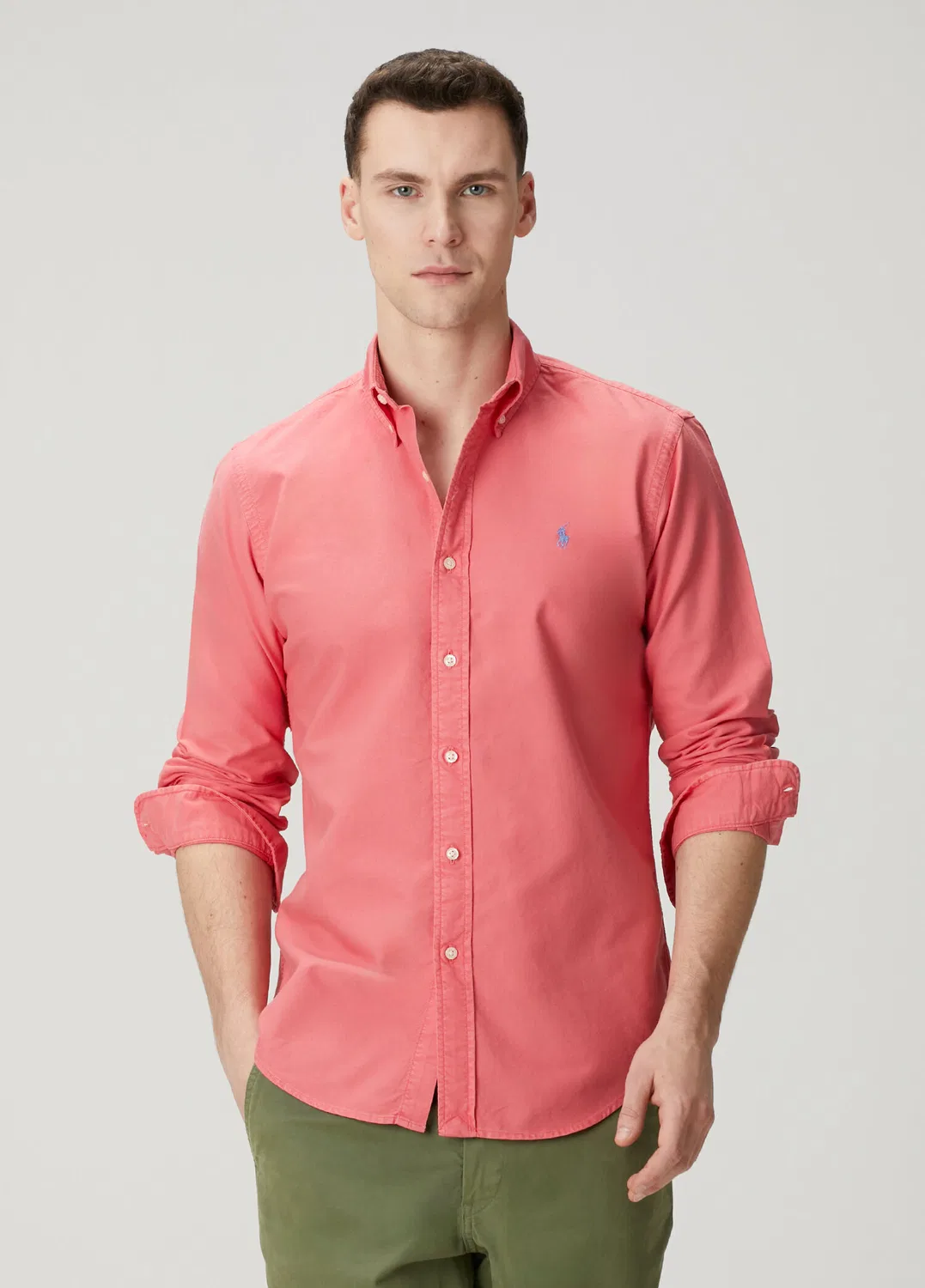 Рубашка Polo Ralph Lauren, pembe