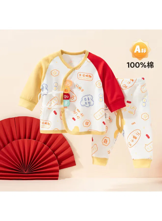 Комплект домашней одежды с цветочным принтом для малышей Bornbay, пожелание всего наилучшего — фото 2