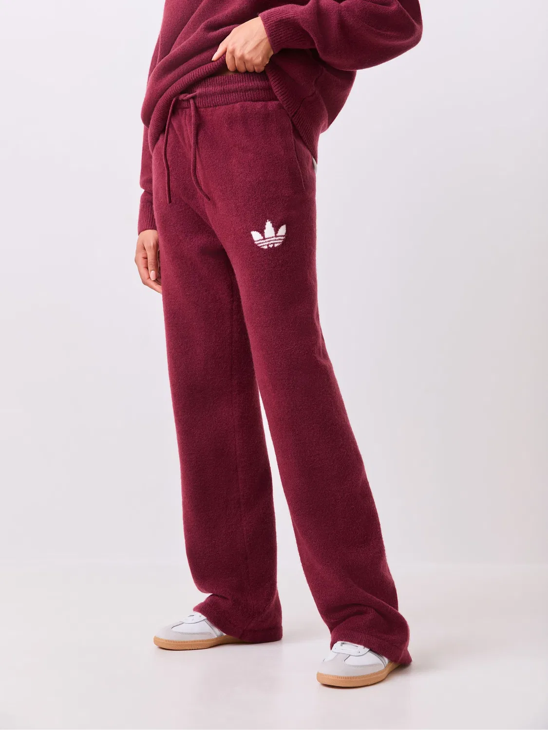 Джоггеры трикотажные, adidas Originals, красные