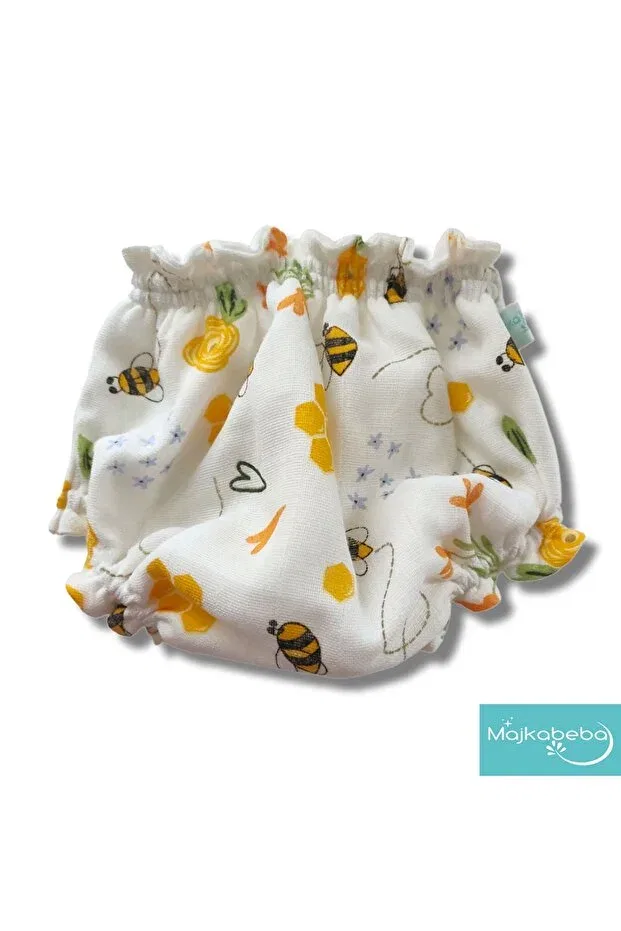 Детские трусы для девочек с принтом Yellow Bees Majkabeba, Yellow Bees