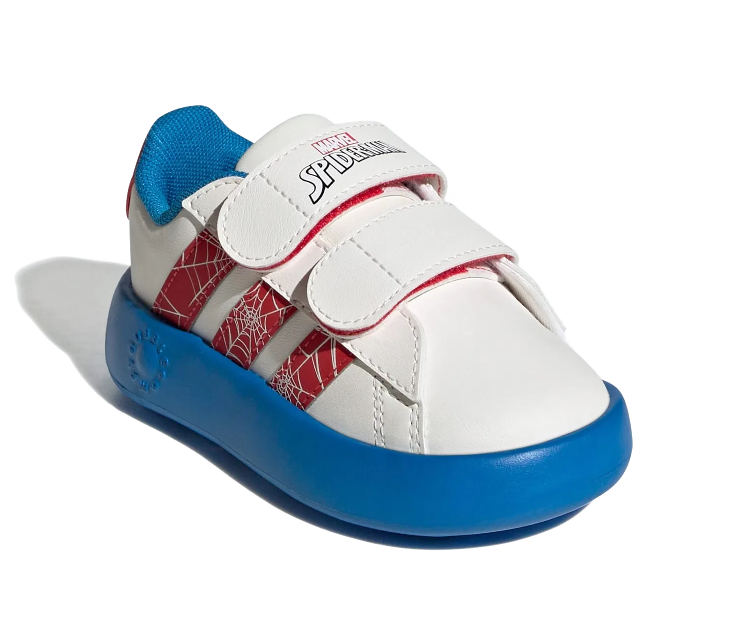Детские кроссовки Spider-Man Grand Court Adidas, белый — фото 2